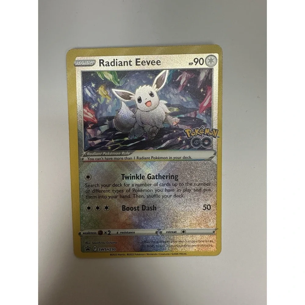 Radiant Eevee MISCUT ERROR ALIGNMENT DOT! SWSH230 Promo Cards Holo Near mint‎ NM